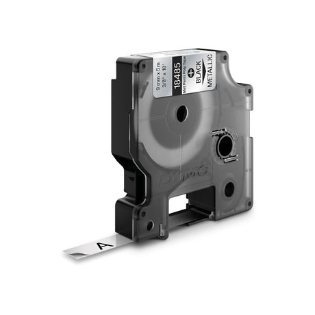EAN 0071701184856 - DYMO 18485 cinta para impresora de etiquetas Negro sobre metálico imagen 4
