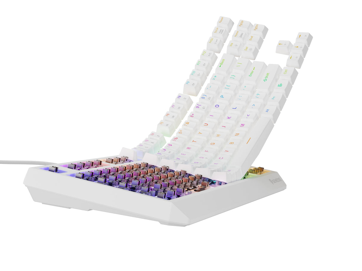 Genesis Thor 230 Tkl Biala Rgb Outemu Brown