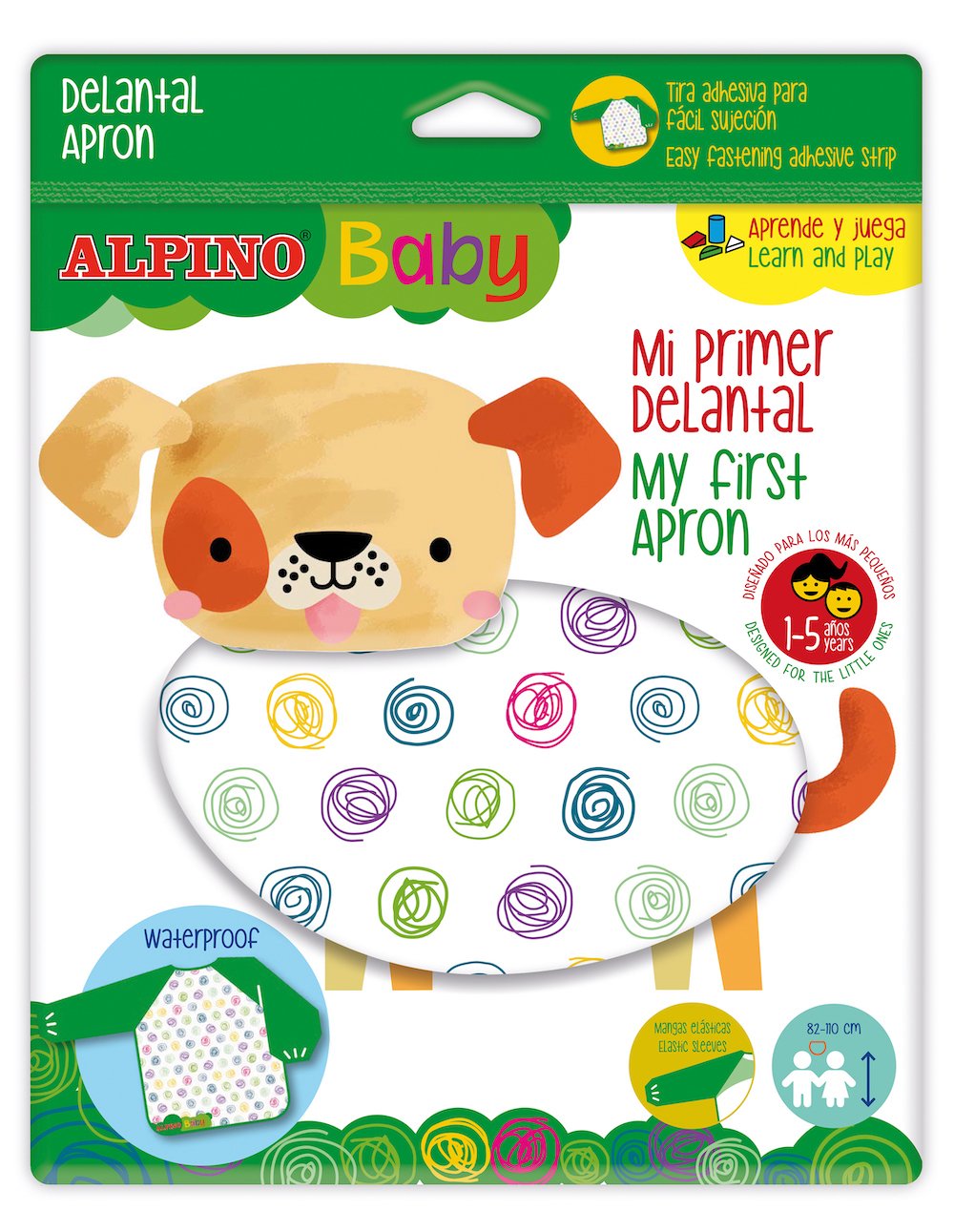 EAN 8413240612742 - Alpino BA001050 babero para pintura Niños Multicolor imagen 1