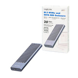Usb 3.2 Gen2x2 (20gbps) Ssd Enclosure Usb-C To Pcie Nvme Sata
