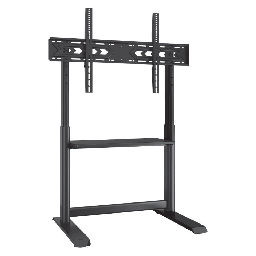 Techly Ica-Tr130bk Soporte De Suelo Para Tv De 60-86" Hasta 68kg Ajustable Con Estante Av