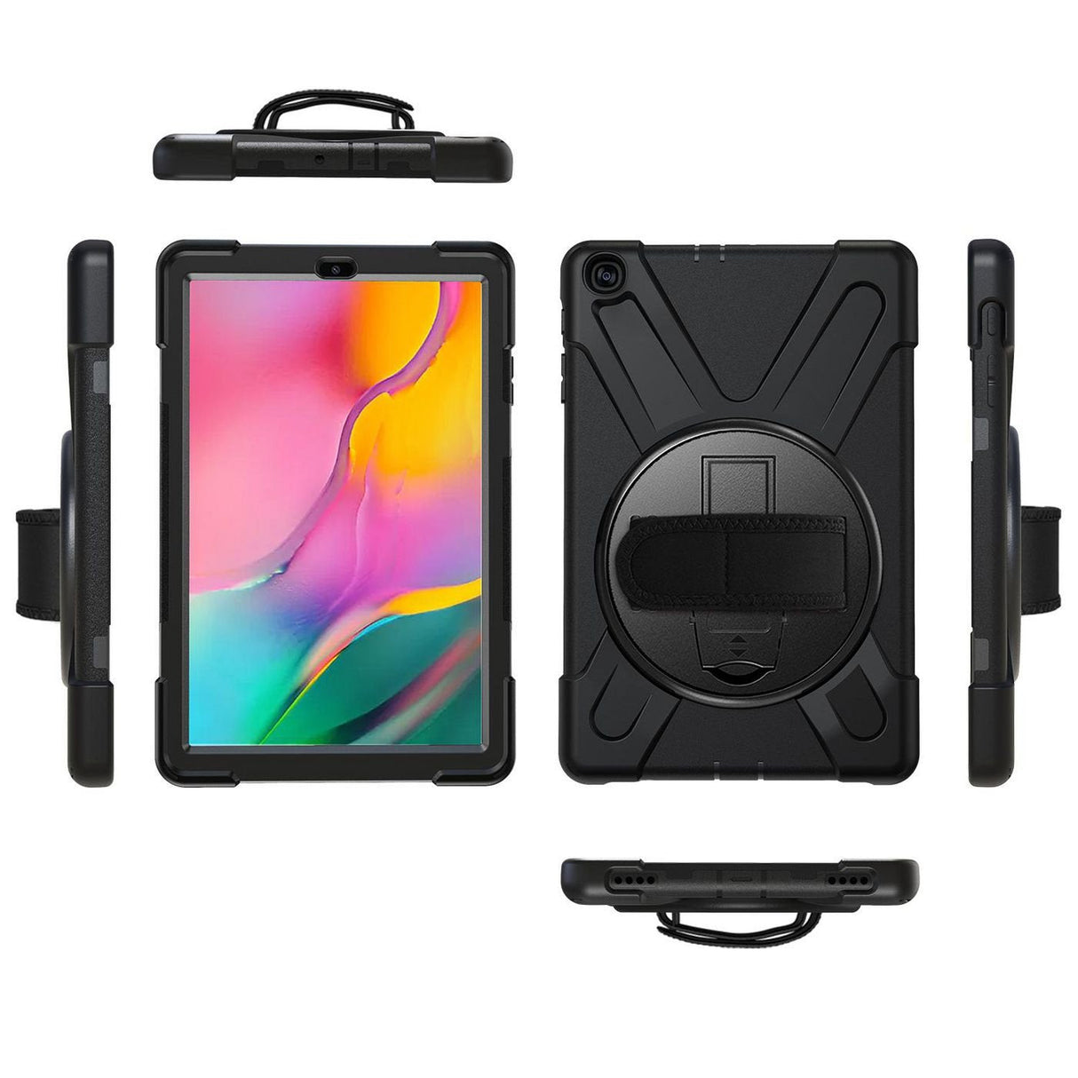 Estuff Es681840-Bulk Funda Para Galaxy Tab 10.1 (2019)  (10.1") Negro