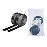 Logilink Juego De Cintas De Velcro, Negro, Anchura: 25 Mm, Rollo, 5m