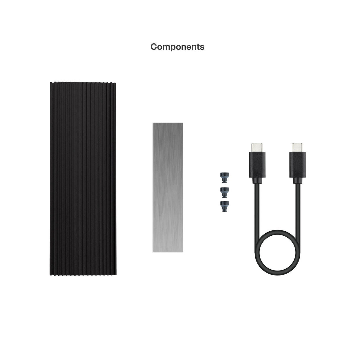 Caja Externa Para Disco Ssd M.2 Nvme Tooq Tqe-2230b Usb 3.1