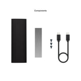 Caja Externa Para Disco Ssd M.2 Nvme Tooq Tqe-2230b Usb 3.1