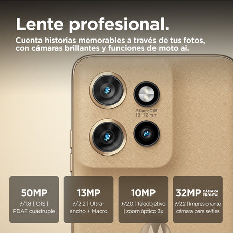 EAN 0840023268151 - Motorola edge 50 Neo 16,1 cm (6.36") SIM doble Android 14 5G USB Tipo C 12 GB 512 GB 4310 mAh Crema de co imagen 5