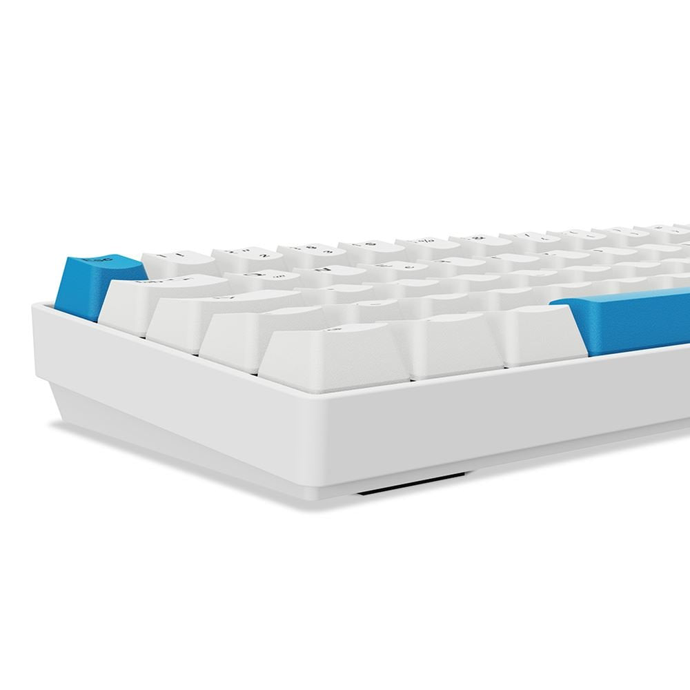 Sharkoon Skiller Sgk50 S4 Gen2 Pbt, Teclado De Juegos White, De-Layout, Gateron G Pro 3.0 Amarillo 4044951041947
