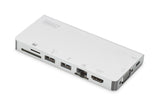 EAN 4016032450443 - Digitus DA-70866 base para portátil y replicador de puertos Alámbrico USB 3.2 Gen 2 (3.1 Gen 2) Type-C Pl imagen 1