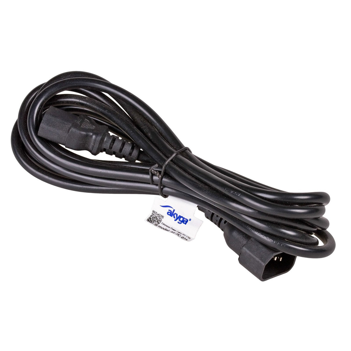 Akyga Ak-Pc-07a Power Cord Extension Iec C13 C14 250v 50hz 3.0m