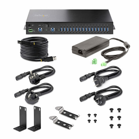 EAN 0065030905381 - StarTech.com S5G16AINDS-USB-A-HUB hub de interfaz 2 x USB 3.2 Gen 1 (3.1 Gen 1) Type-B 5000 Mbit/s Negro imagen 10