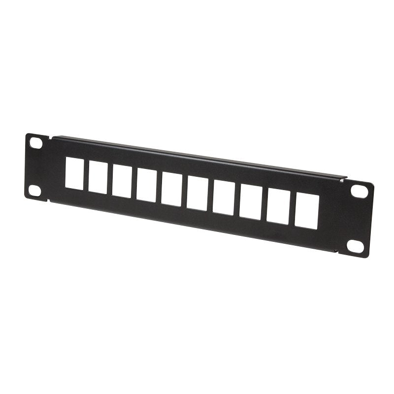 Logilink 10" Kystone Panel For 10 Keystone Jacks, Negro