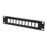 Logilink 10" Kystone Panel For 10 Keystone Jacks, Negro