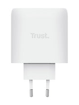Cargador De Pared Gan Trust Maxo 65w 26068 3xusb Tipo-C 1xusb Incluye Cable Usb Tipo-C 65w