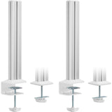 Inline® Slatwall Table Mount, Panel Aluminium 1m Incl. 2 Pillars 0.86m