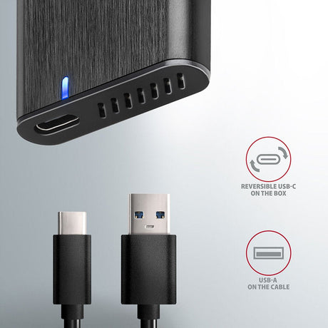 EAN 8595247906311 - Axagon EEM2-SBC externes Gehäuse für M.2 SSDs USB-C 3.2 Gen 2 - schwarz Caja externa para unidad de estad imagen 6