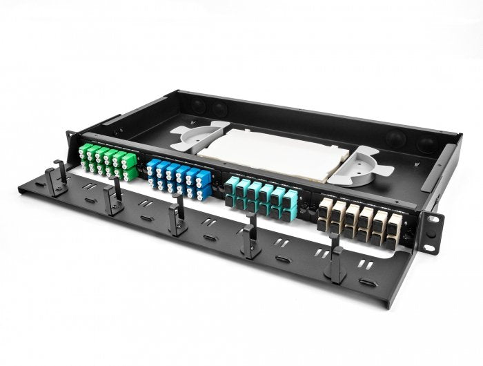 Delock Lwl Adapter Panel Lc Duplex Om4 12 Port Aqua