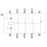 Siemens 3rt20161ap02 Schtz Ac-3 4kw 400v 1 230vac 50 60hz 3p S00