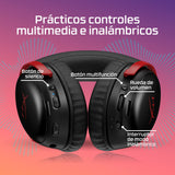 EAN 0198415435590 - HyperX Cloud III S Wireless Black Gaming Headset Inalámbrico Diadema Juego Bluetooth imagen 2