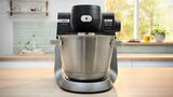 Robot De Cocina  Bosch Home Mums6zs13d Negro/Acero Inoxidable, 1.600 Vatios, Báscula Integrada, Temporizador Mums6zs13d