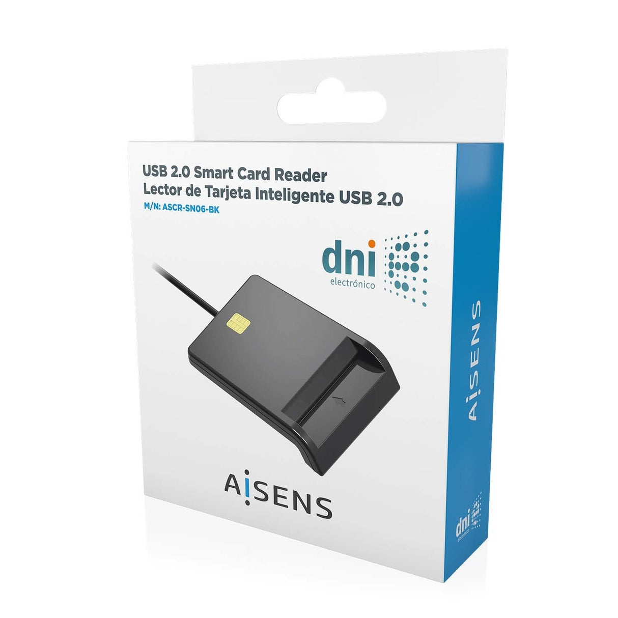 EAN 8436574709315 - AISENS ASCR-SN06-BK lector de tarjeta inteligente Interior USB USB 2.0 imagen 6