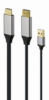 EAN 8716309124553 - Gembird A-HDMIM-DPM-01 adaptador de cable de vídeo 2 m HDMI tipo A (Estándar) DisplayPort Negro imagen 3
