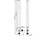 Delock Antena Wlan Rp-Sma 802.11 Ac/A/H/B/G/N 5,5 ~ 9 Dbi
