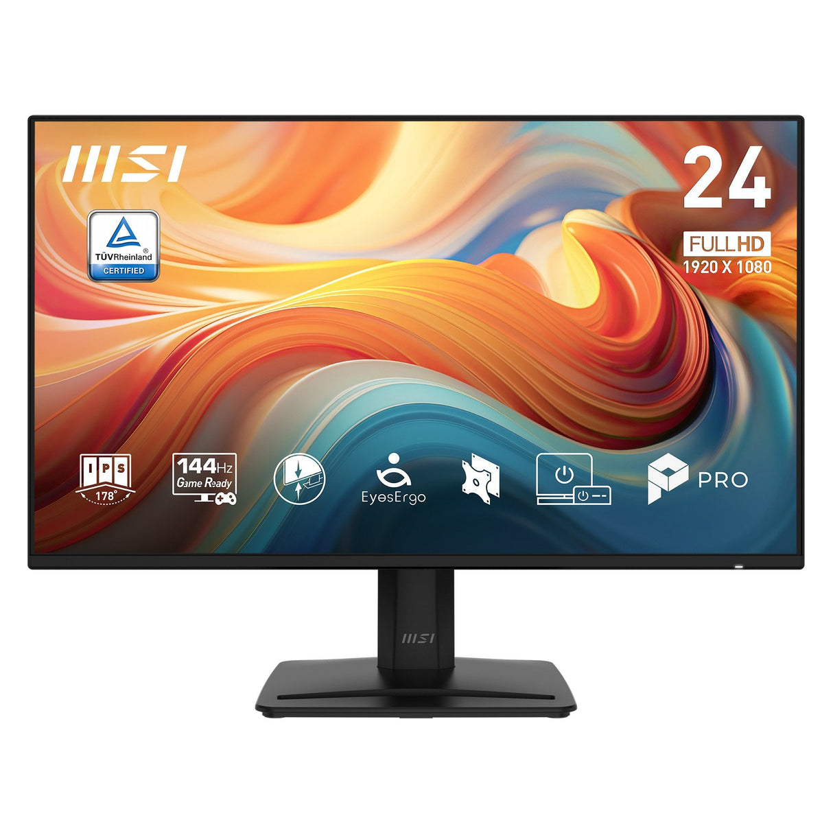 Msi Pro Mp242 E14a 23.8" Ips Fhd 16:9 144hz 300cd M2 1ms Hdmi Dp Vga