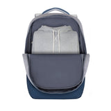 Mochila Riva Nb Prater 17.3" 7567 Gris/Azul Oscuro
