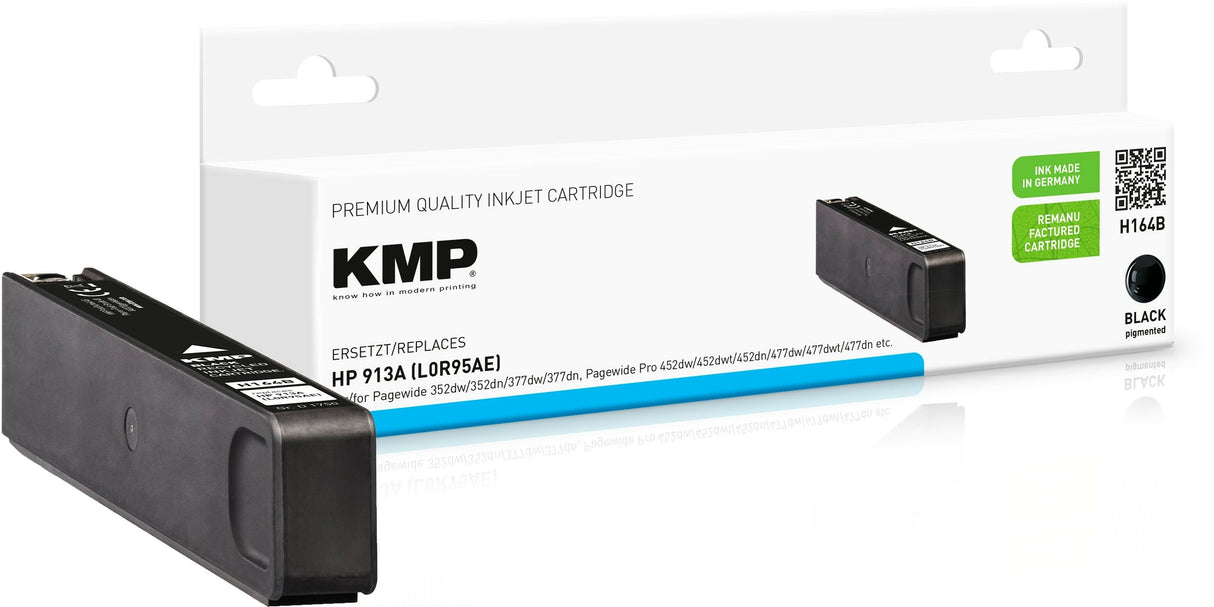 Tinta Kmp Hp 913a L0r95ae Negro 3500 S. H164b Refilled