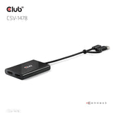 EAN 8719214472993 - CLUB3D CSV-1478 divisor de video USB Tipo C 2x DisplayPort imagen 12