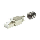 Logilink Mp0080 - Cat.8.1 Rj45 Stecker Conector Gris, Acero Inoxidable