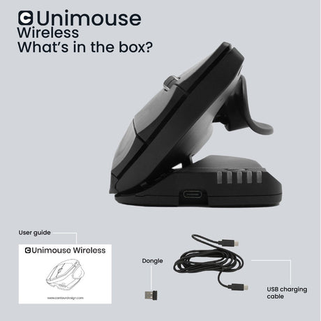 EAN 0743870001127 - Contour Design Unimouse ratón Oficina mano derecha RF Wireless + USB Type-A 4000 DPI imagen 9