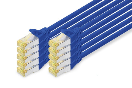 EAN 4016032469278 - Digitus DK-1644-A-050-B-10 cable de red Azul 5 m Cat6a S/FTP (S-STP) imagen 2