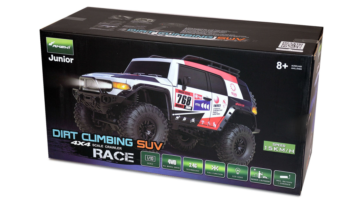 Amewi Rc Auto Dirt Race Crawler Liion 1500mah Blanco 8