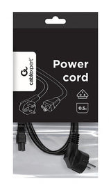 EAN 8716309129855 - Gembird PC-186-ML12-0.5M cable de transmisión Negro 0,5 m CEE 7/7 C5 acoplador imagen 4
