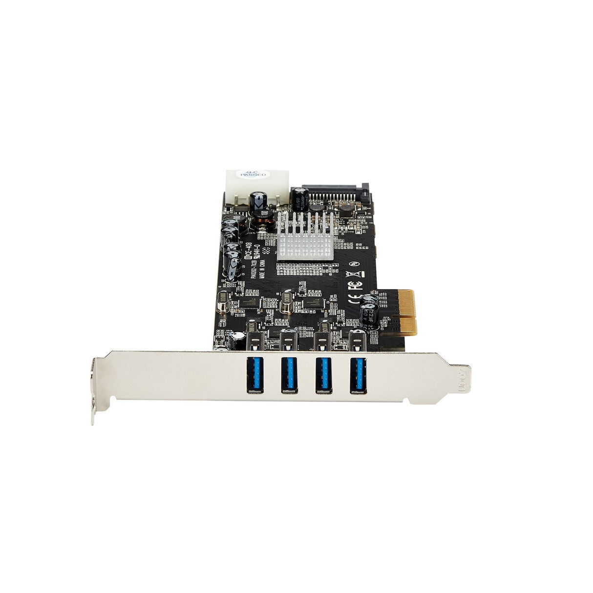 Startech Tarjeta Pci Express 4 Puertos Usb 3.0 Uasp 2 Canales De 5gbps Pexusb3s44v