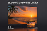 Equip Cable Usb-C3.2->C Aoc 8k Pd60w M M 7.50m Negro