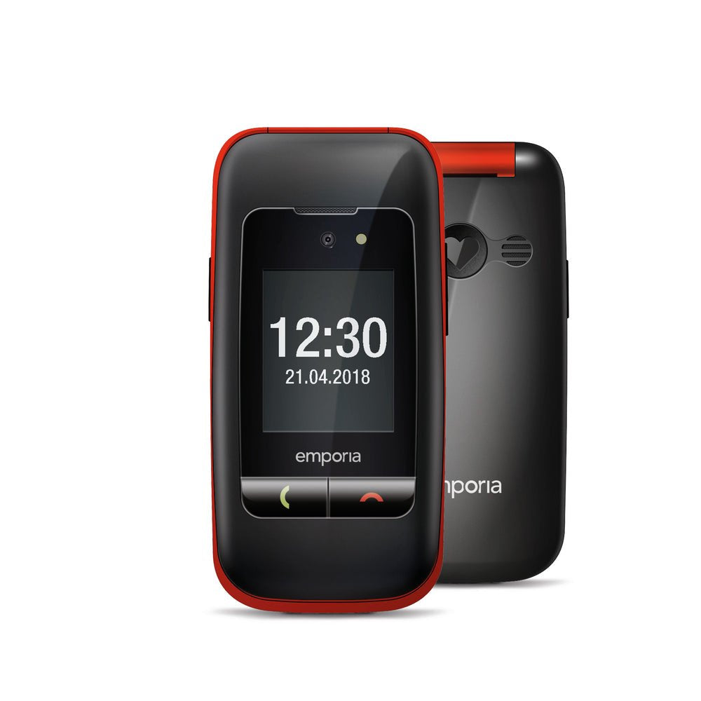 Emporia Emporiaone (V200) (V3), 2g Negro/Rot Grosstastenklapphandy