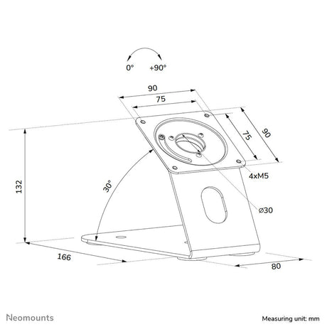 EAN 8721246340379 - Neomounts DS15-629BL1 accesorio o pieza de recambio para tableta Soporte para tableta imagen 11