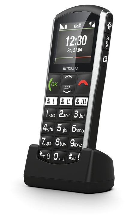 EAN 9005613161194 - Emporia emporiaSIMPLICITY 5,08 cm (2") 90 g Negro, Plata Teléfono para personas mayores imagen 10