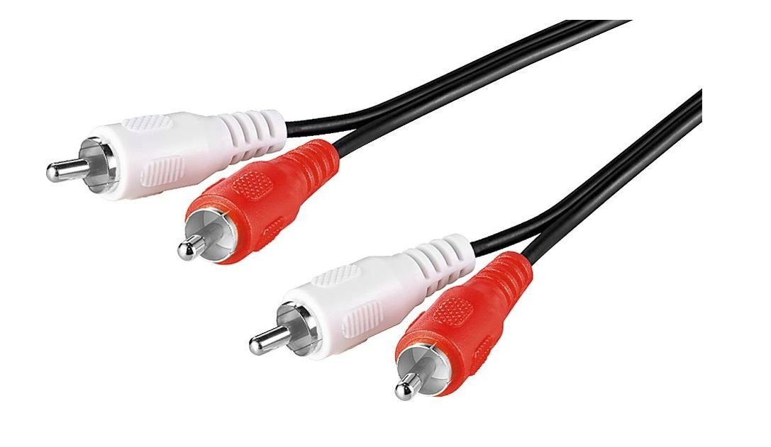 EAN 5711783856238 - Microconnect AUDCC025 cable de audio 2,5 m 2 x RCA Negro imagen 1