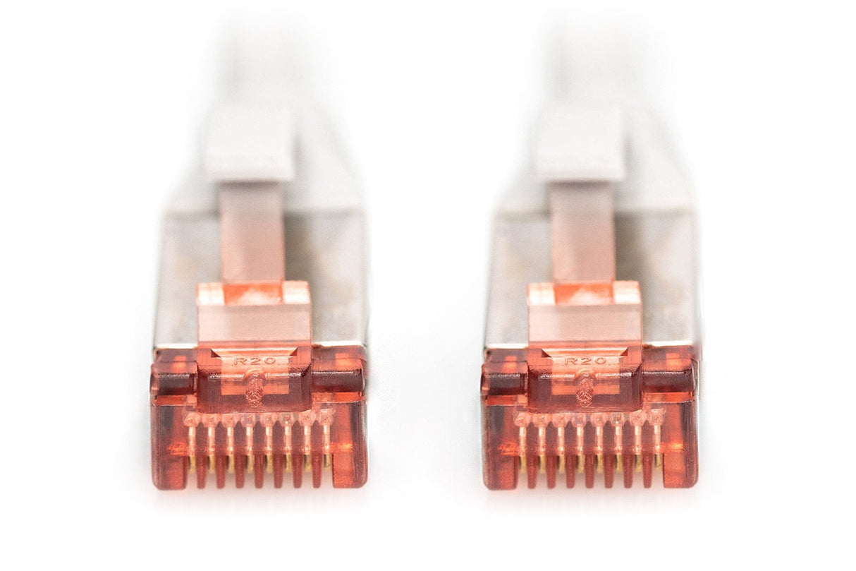 Digitus Cable De Red Awg27 Cat6 S/Ftp Lszh 1m Gris  Dk-1644-010