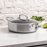 Greenpan Sartén + Tapa De Acero Inoxidable 26cm Cc003820-001