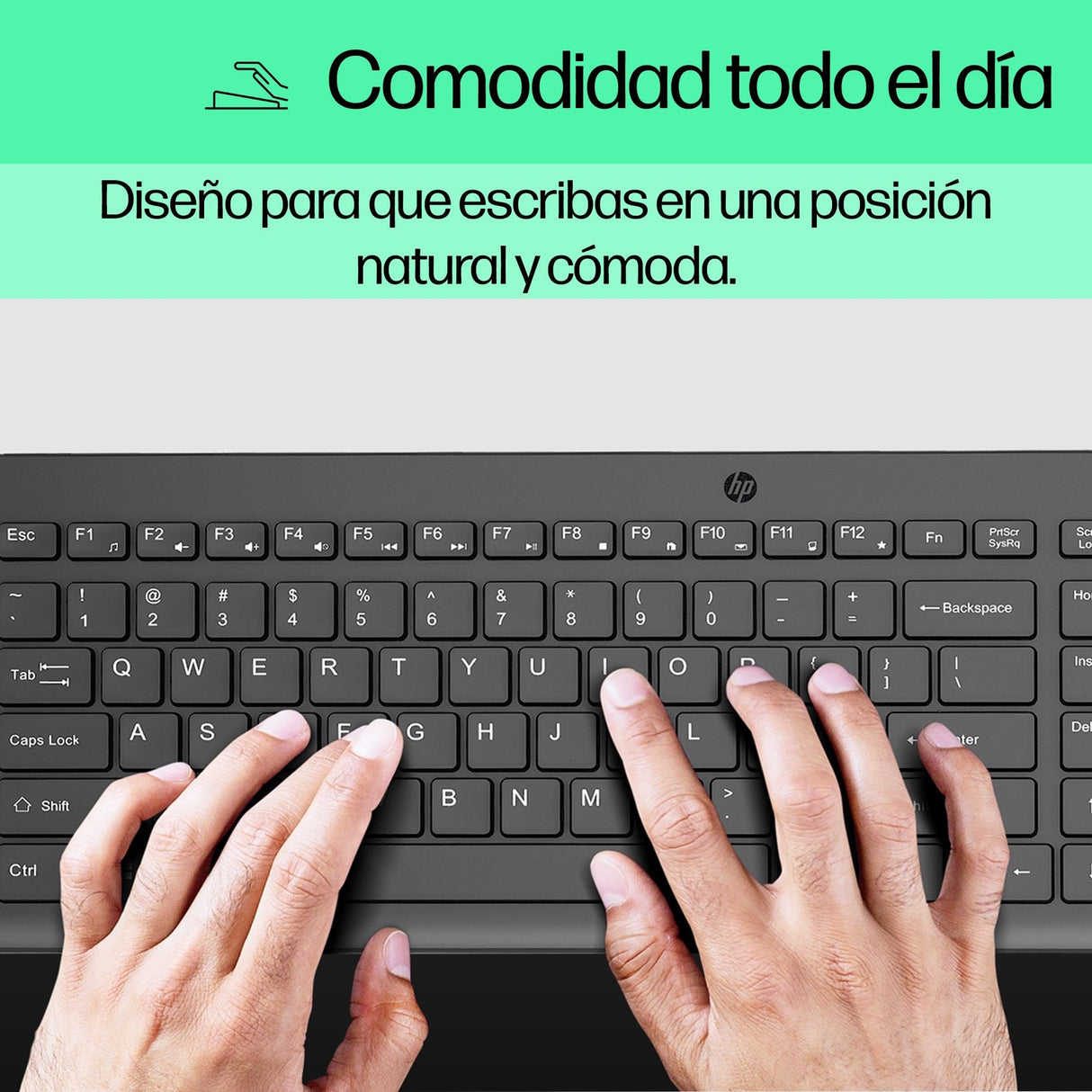 Teclado Con Cable Hp 150, Diseño De, Negro 664r5aa#Abd