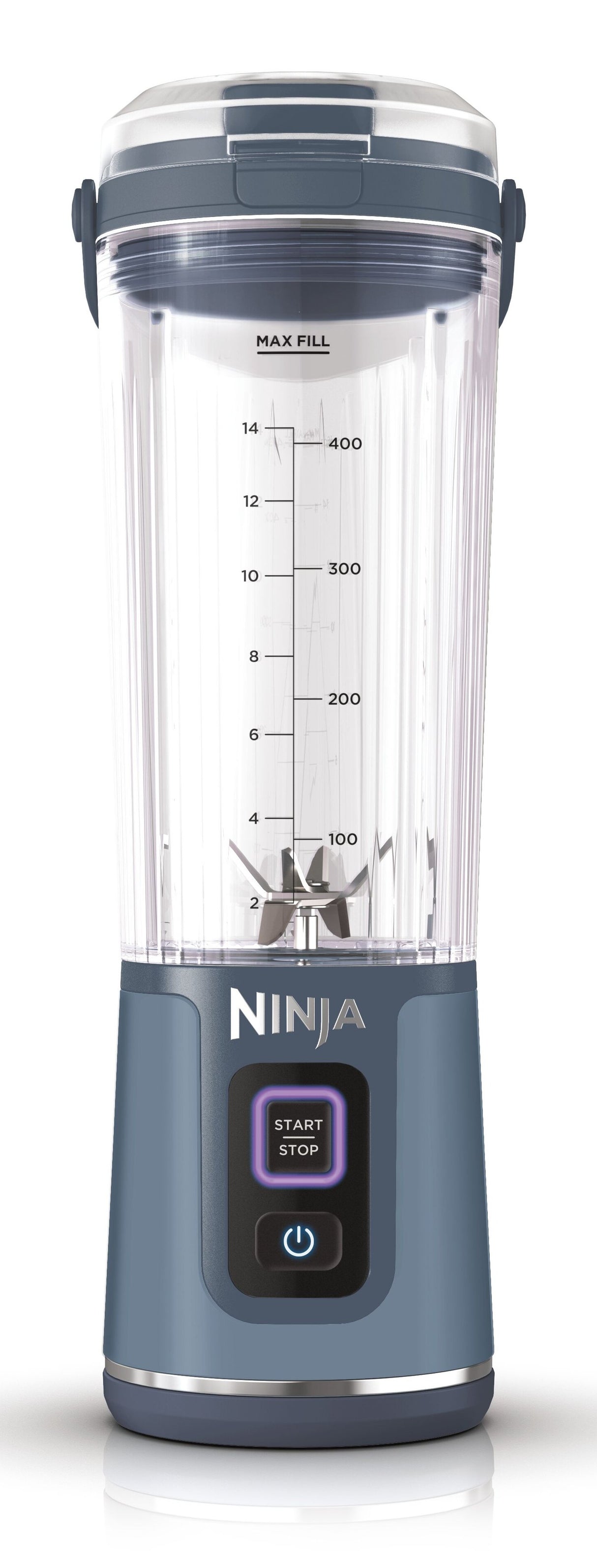 EAN 0622356310246 - Ninja BC251EUNV licuadora 0,57 L Batidora de vaso portátil Azul, Transparente imagen 1