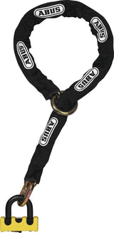 Abus 58241 Candado Para Bicicleta Negro, Amarillo 1200 Mm Candado Con Cadena