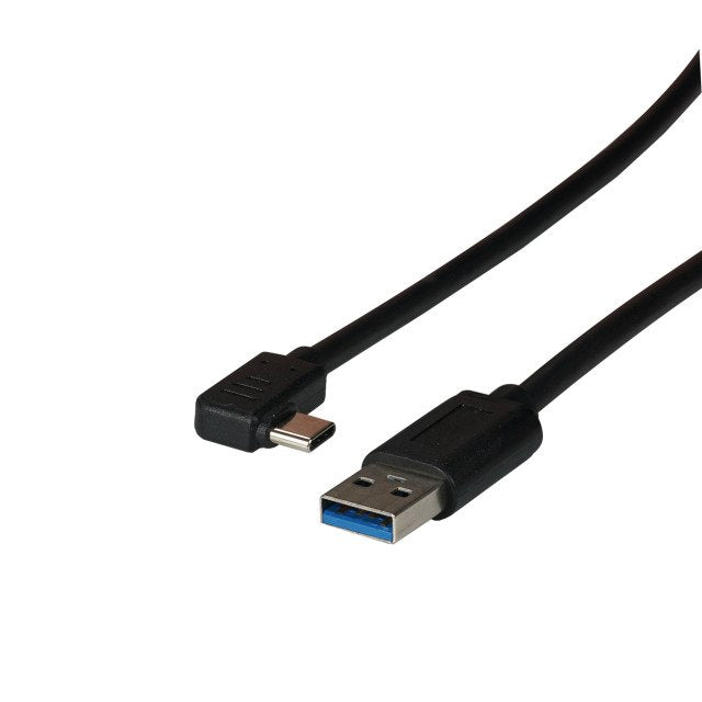 Efb Usb 3.2 Gen1 5gbit 3a Anschlusscable Typ-A Stecker - Typ-C Stecker 90 Grad 3m