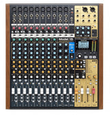 Tascam Model 16 Mezclador Dj 16 Canales 20 - 30000 Hz Negro, Oro, Madera