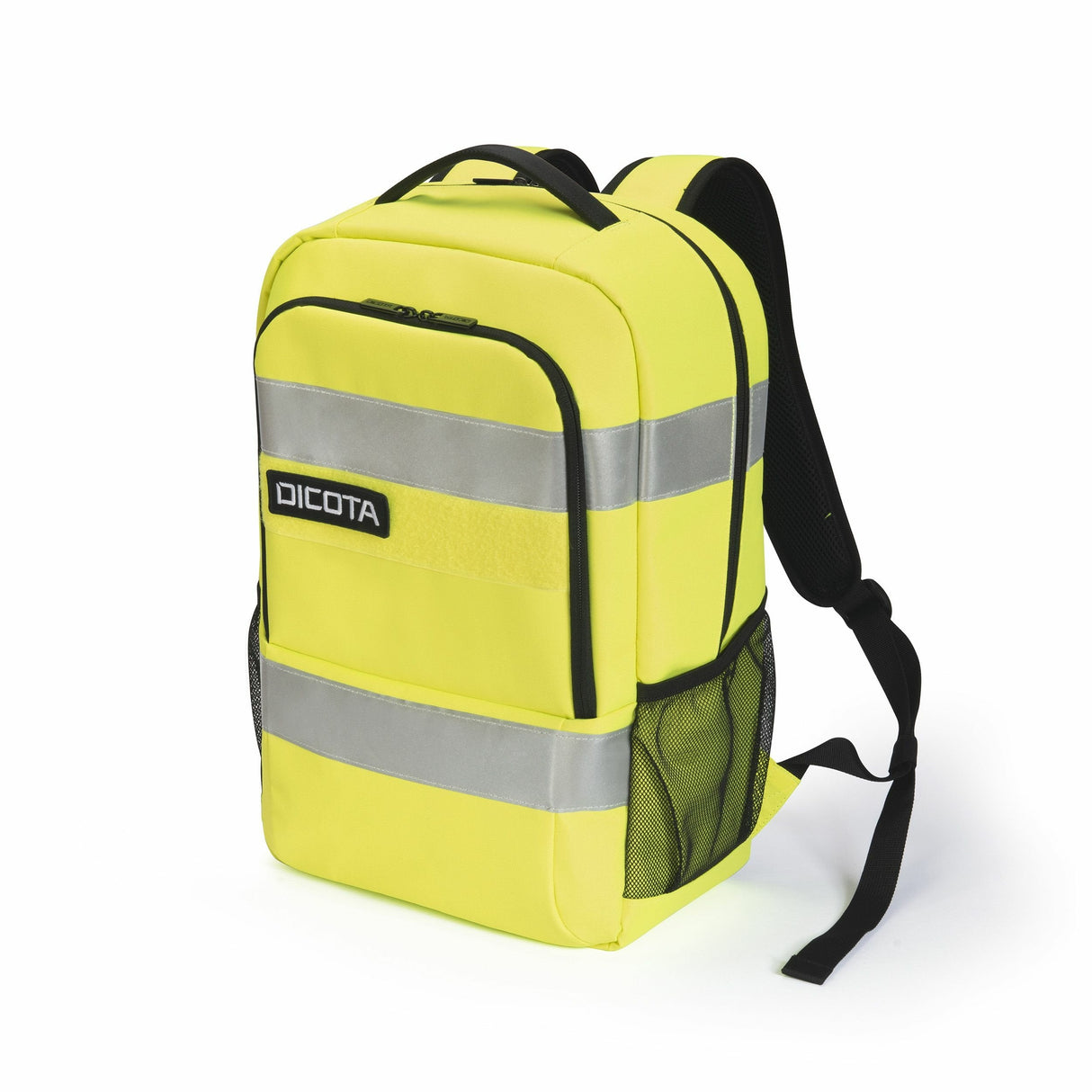 Mochila  Dicota P20471-17  De Senderismo Negro, Gris, Amarillo Tereftalato De Polietileno Reciclado (Rpet)