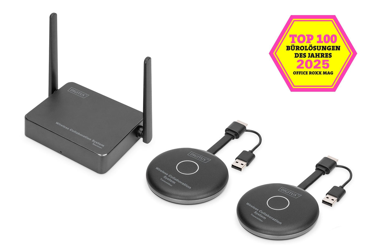 Digitus Wireless Collaboration System Hdmi/2xtx/1xrx